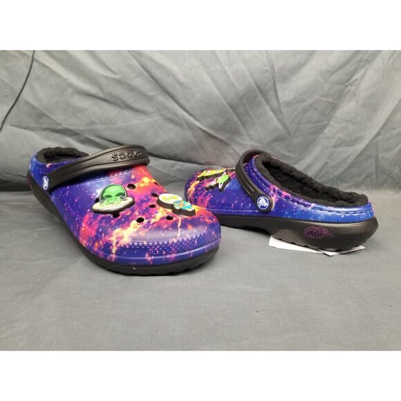 CROCS Other - Crocs Ron English Area 54 Lined Clog Slip-On Black Boys Size 4 NEW WITH TAGS!